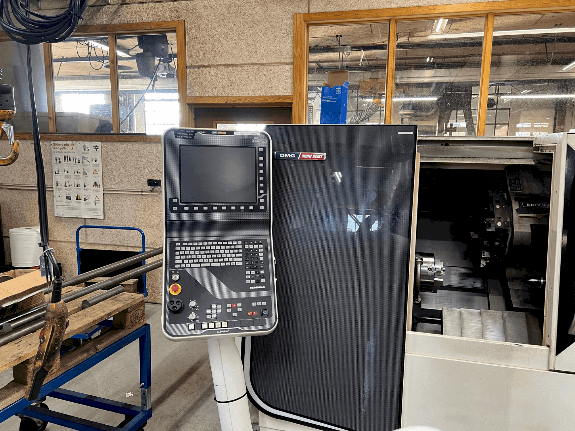 Вид станка DMG Mori Seiki CTX 310 ecoline спереди