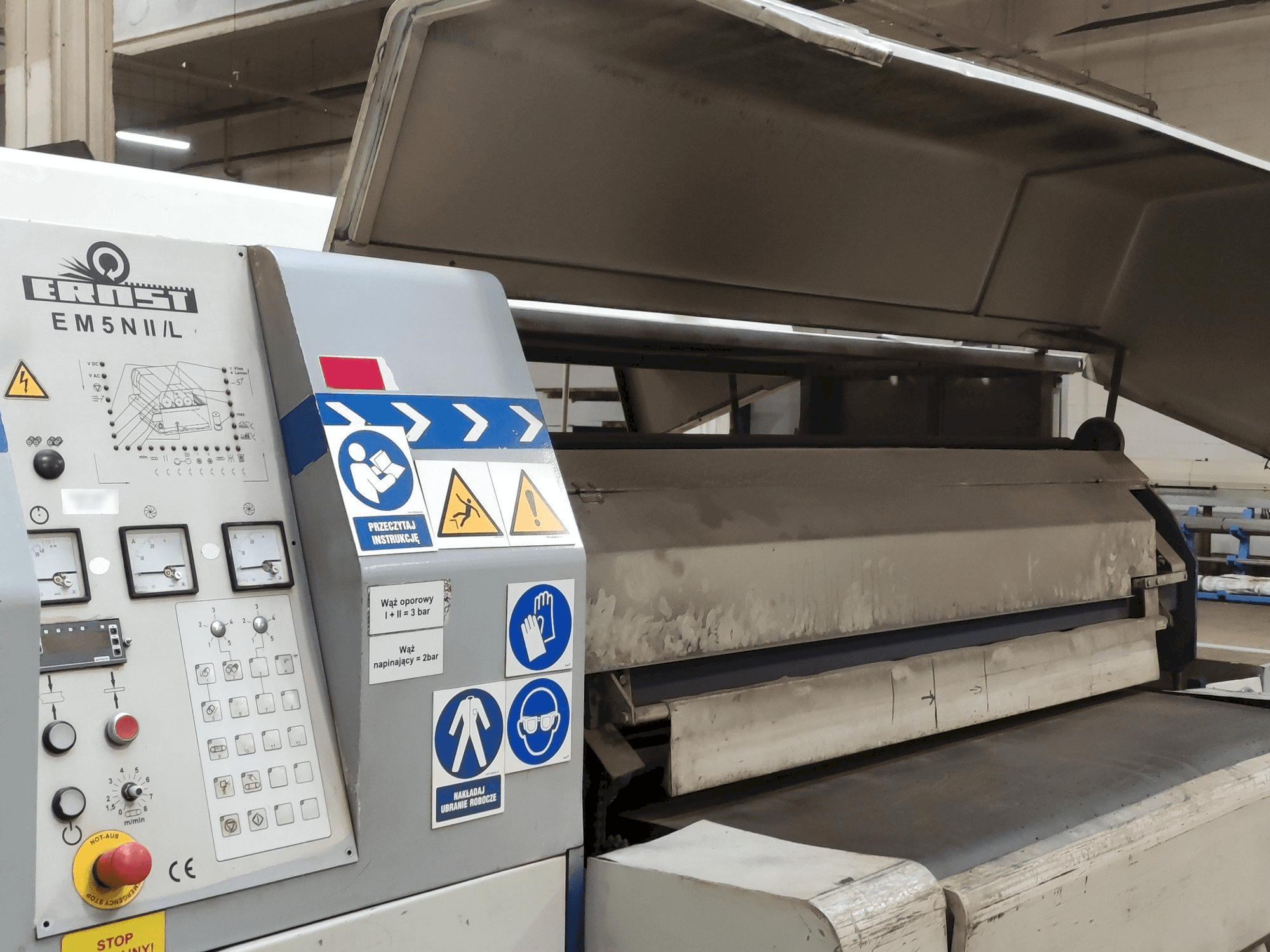 Вид станка ERNST EM5N II/L спереди