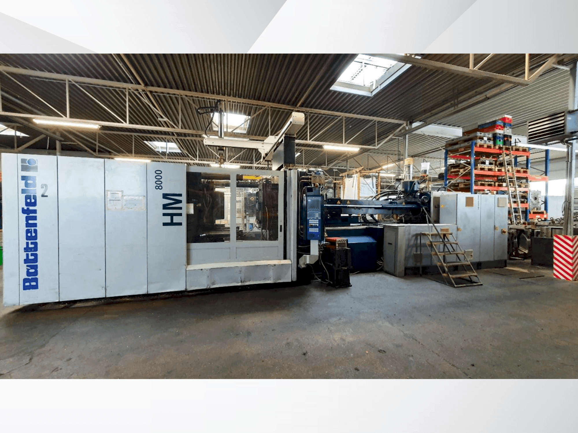 Вид станка Battenfeld HM 2P 800-7700 спереди