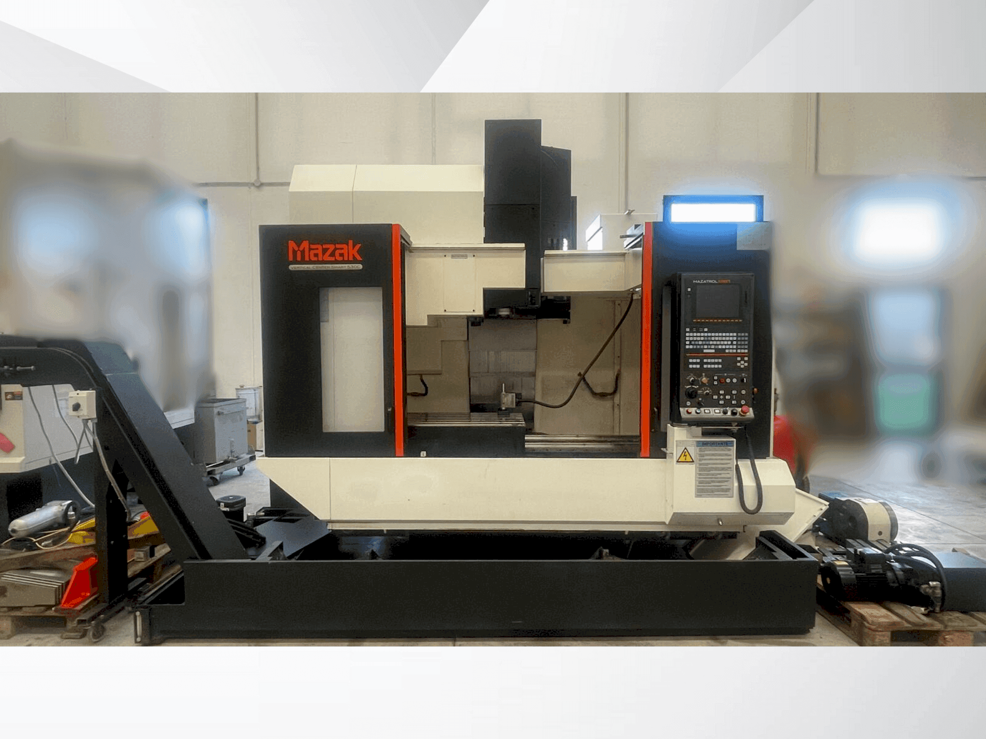 Вид станка Mazak VERTICAL CENTER SMART 530C спереди