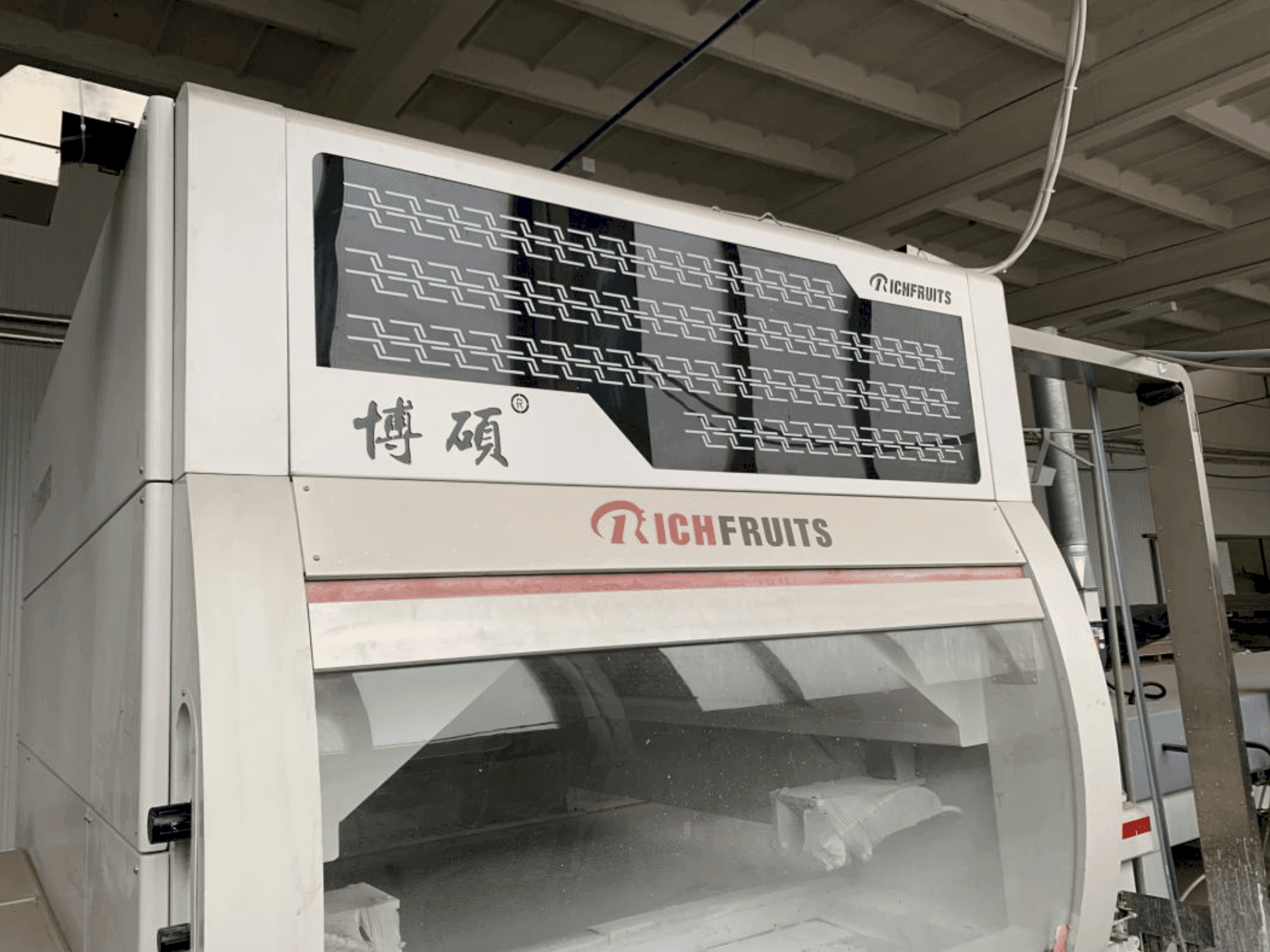 Вид станка GIARDINA RICHFRUITS / NEOMEC / KREMLIN Painting Line спереди