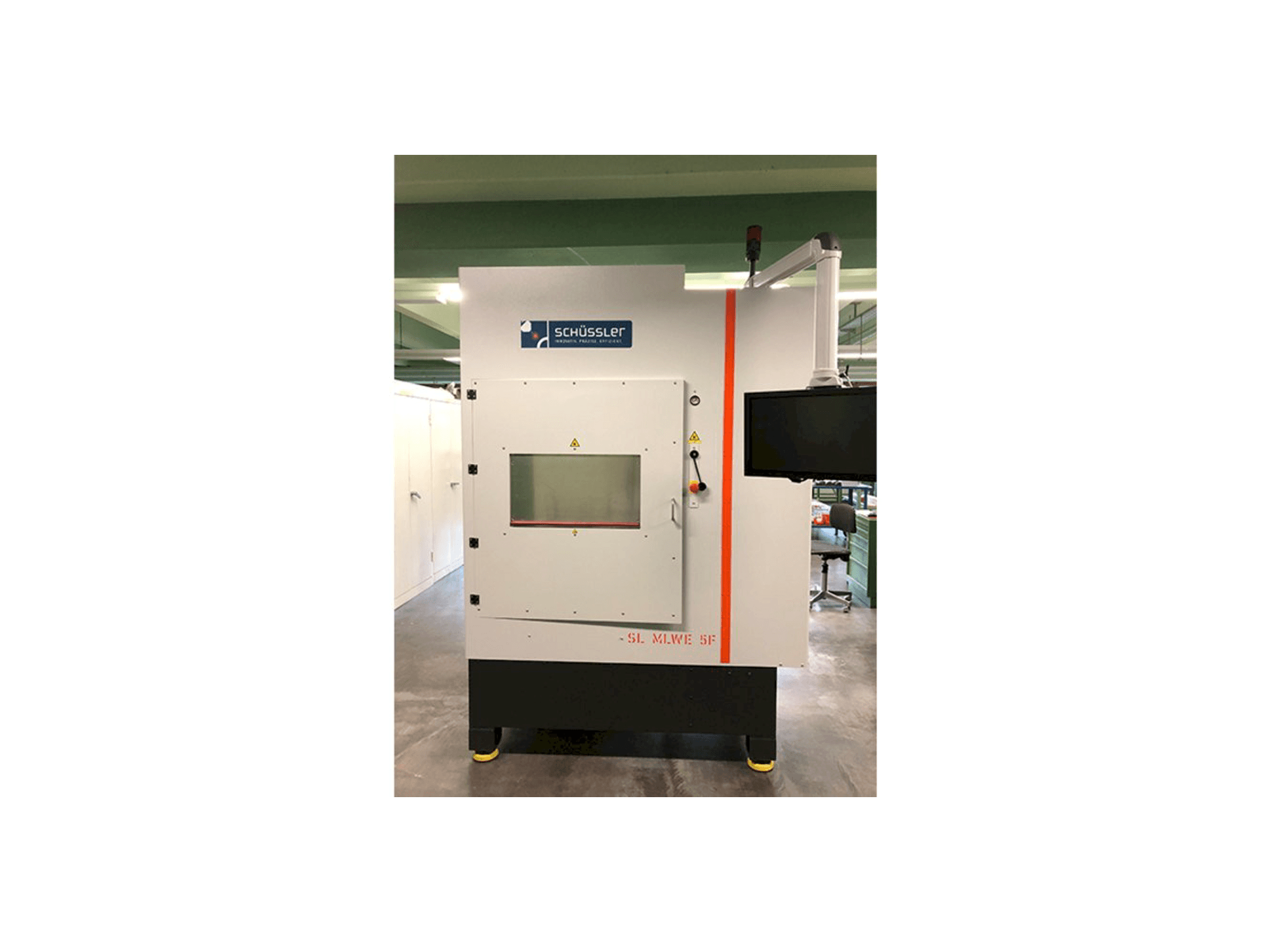 Вид станка Schussler SL MLWE 5F спереди