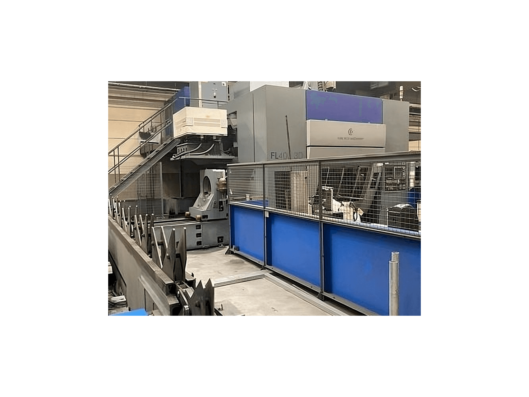 Вид станка Tube Tech Machinery FL 400 3D спереди