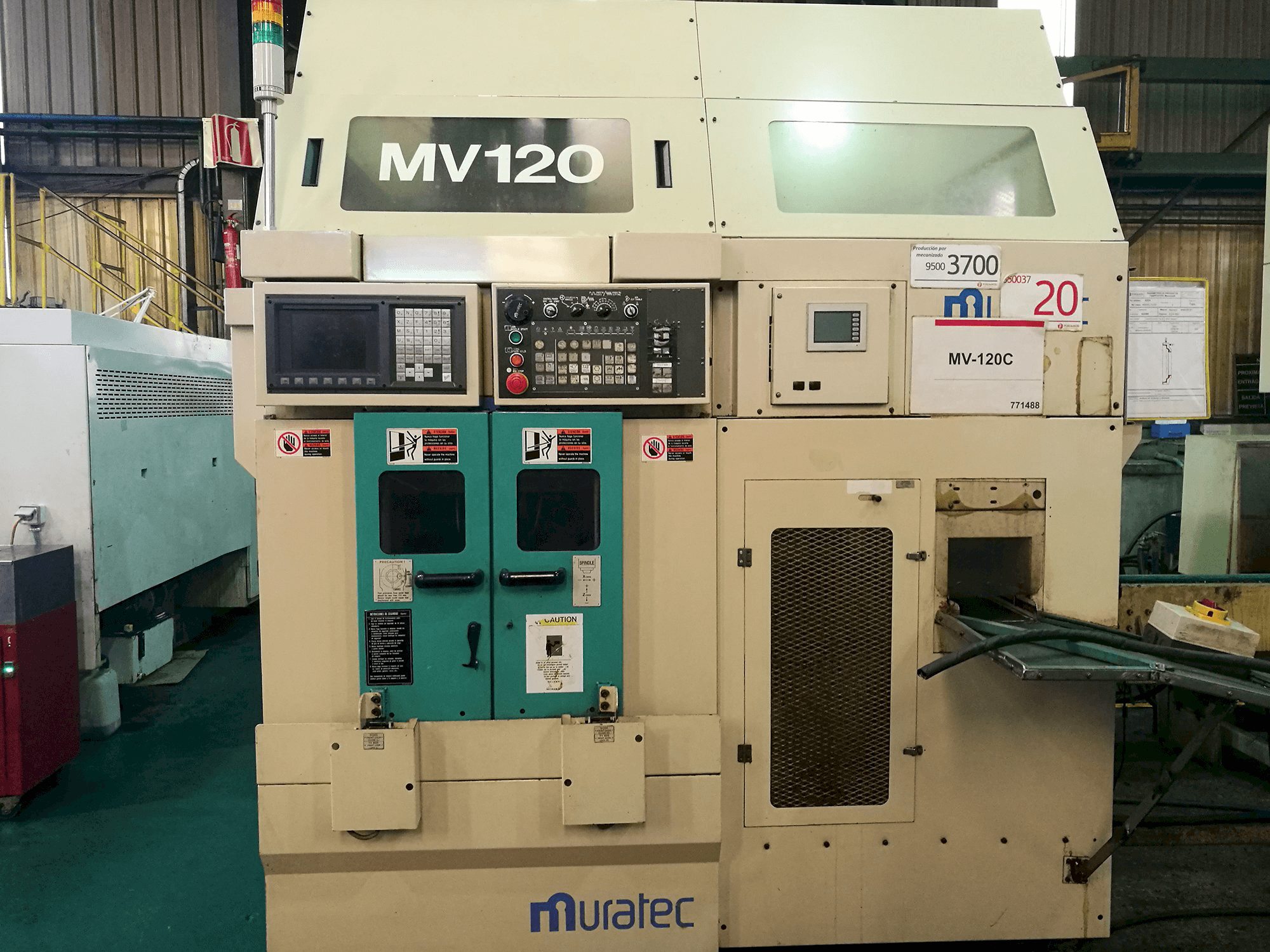 Front view of MURATA Muratec MV 120 Machine