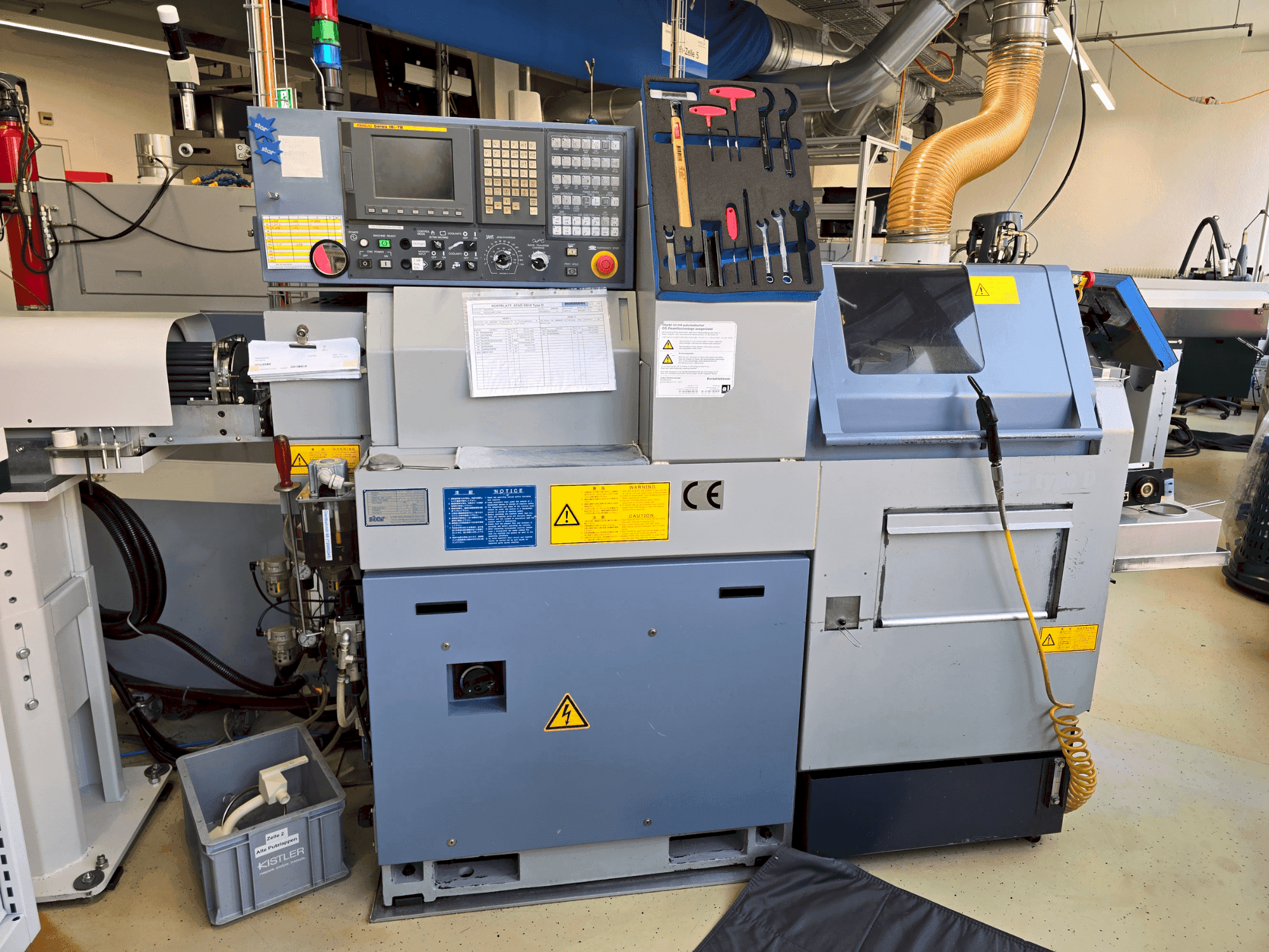 Вид станка STAR MICRONICS SB-16D спереди