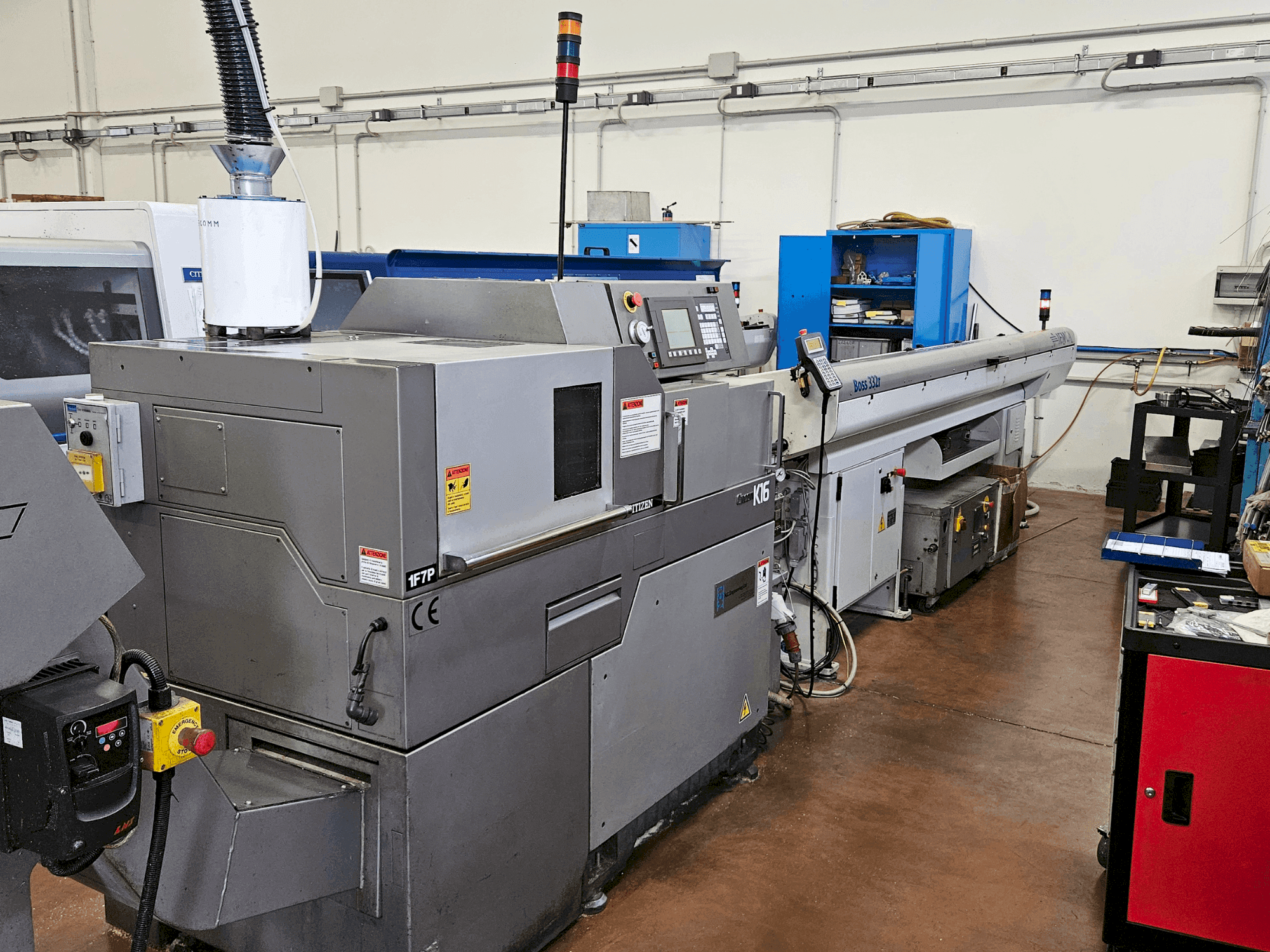 Вид станка Citizen Cincom K16 VII спереди