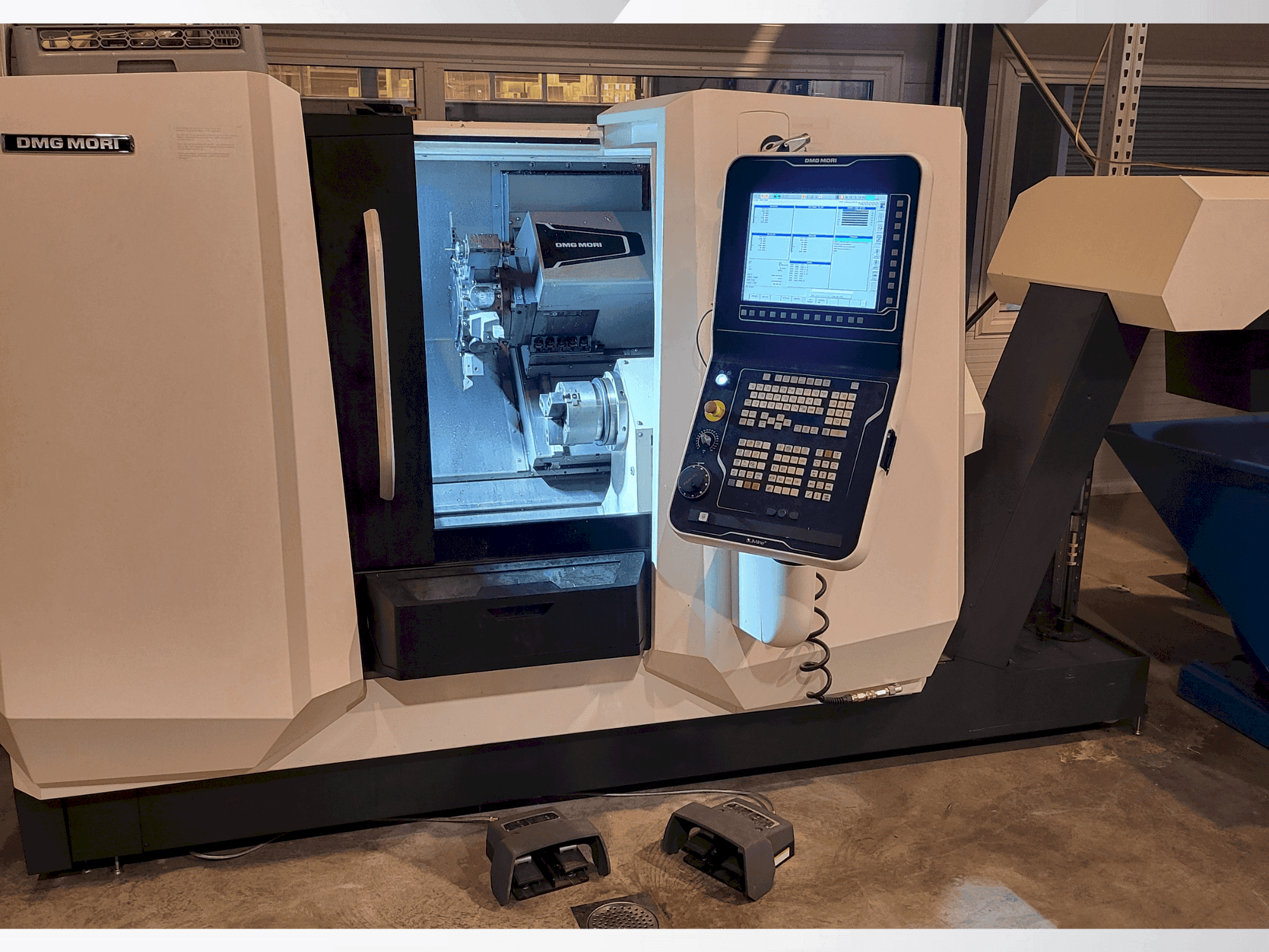 Вид станка DMG MORI CLX350 V6 спереди
