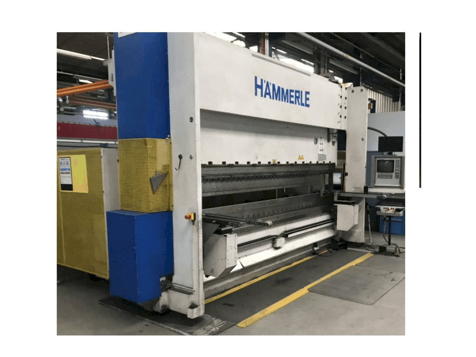 Вид станка HAMMERLE BM 200 - 4100 спереди