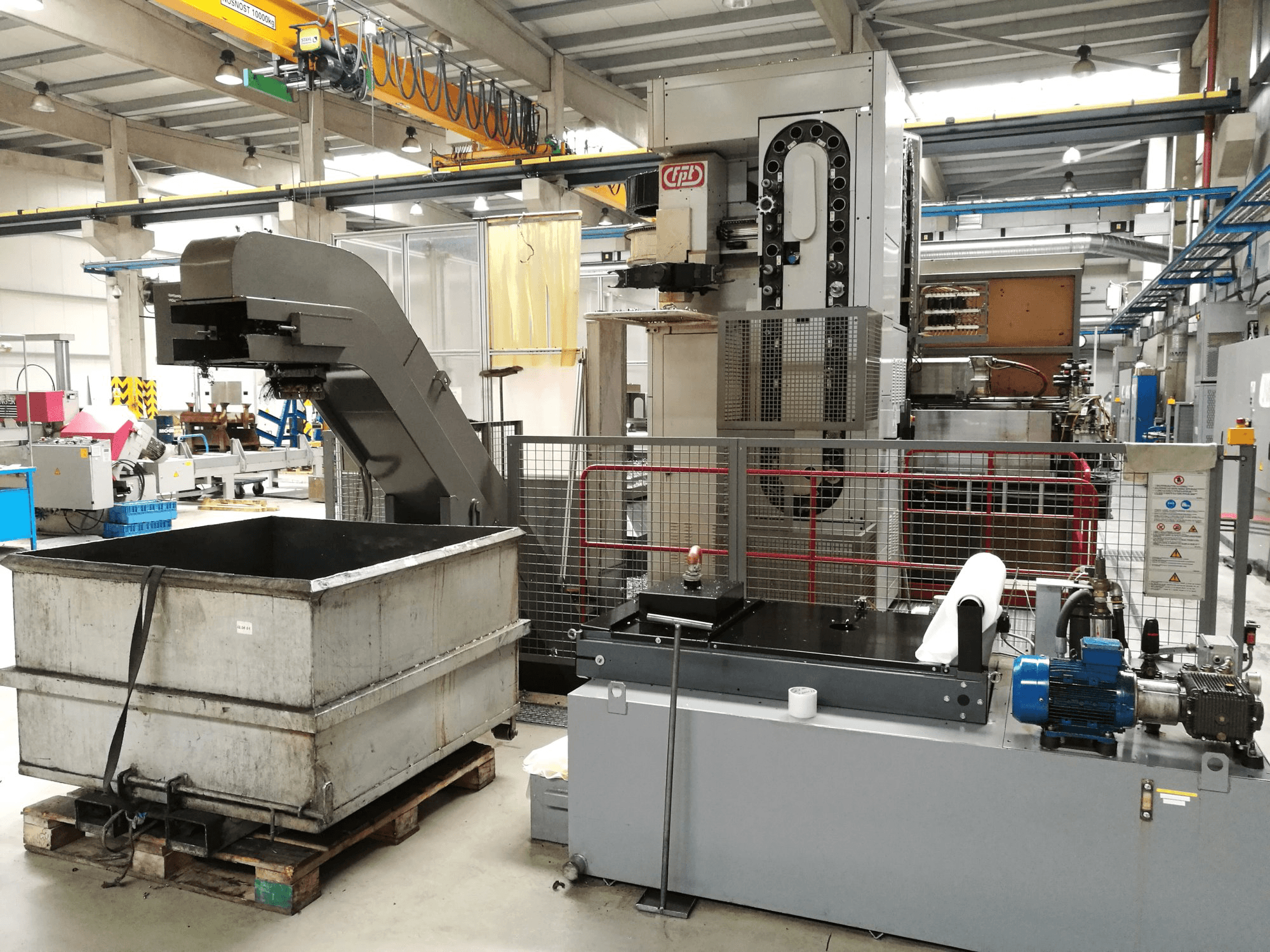 Front view of FPT AREA M Machine