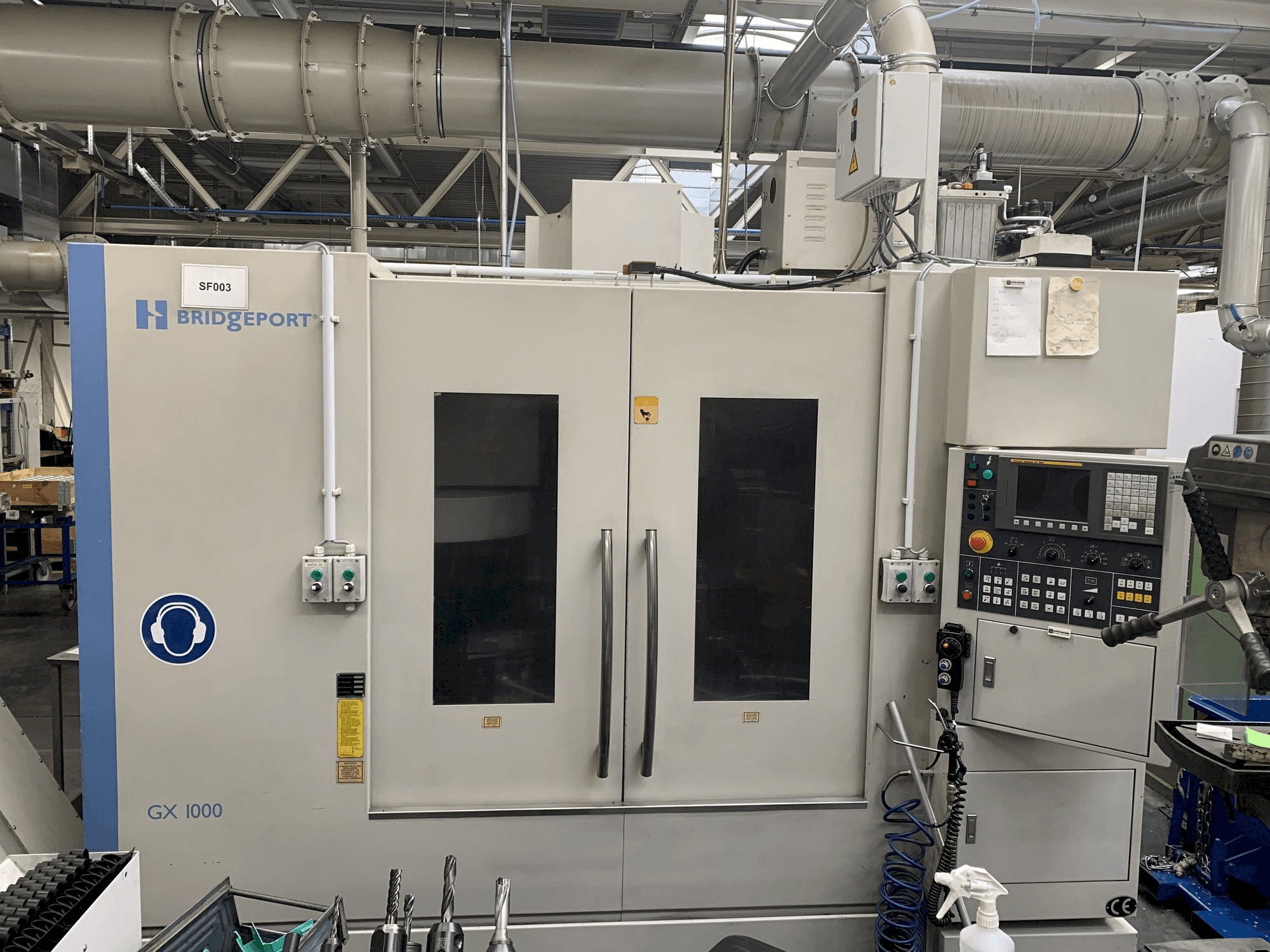 Вид станка HARDINGE GX 1000 спереди