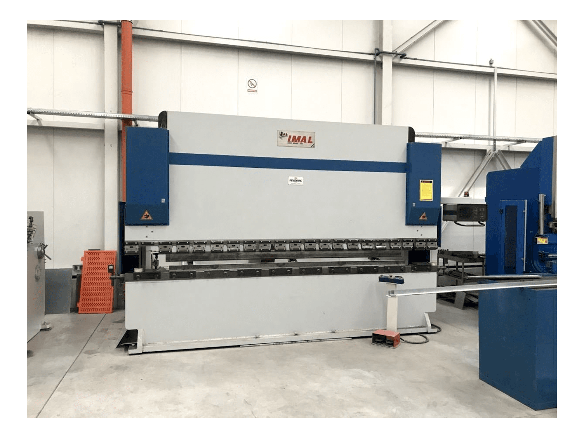 Front view of I.MA.L. E3A machine