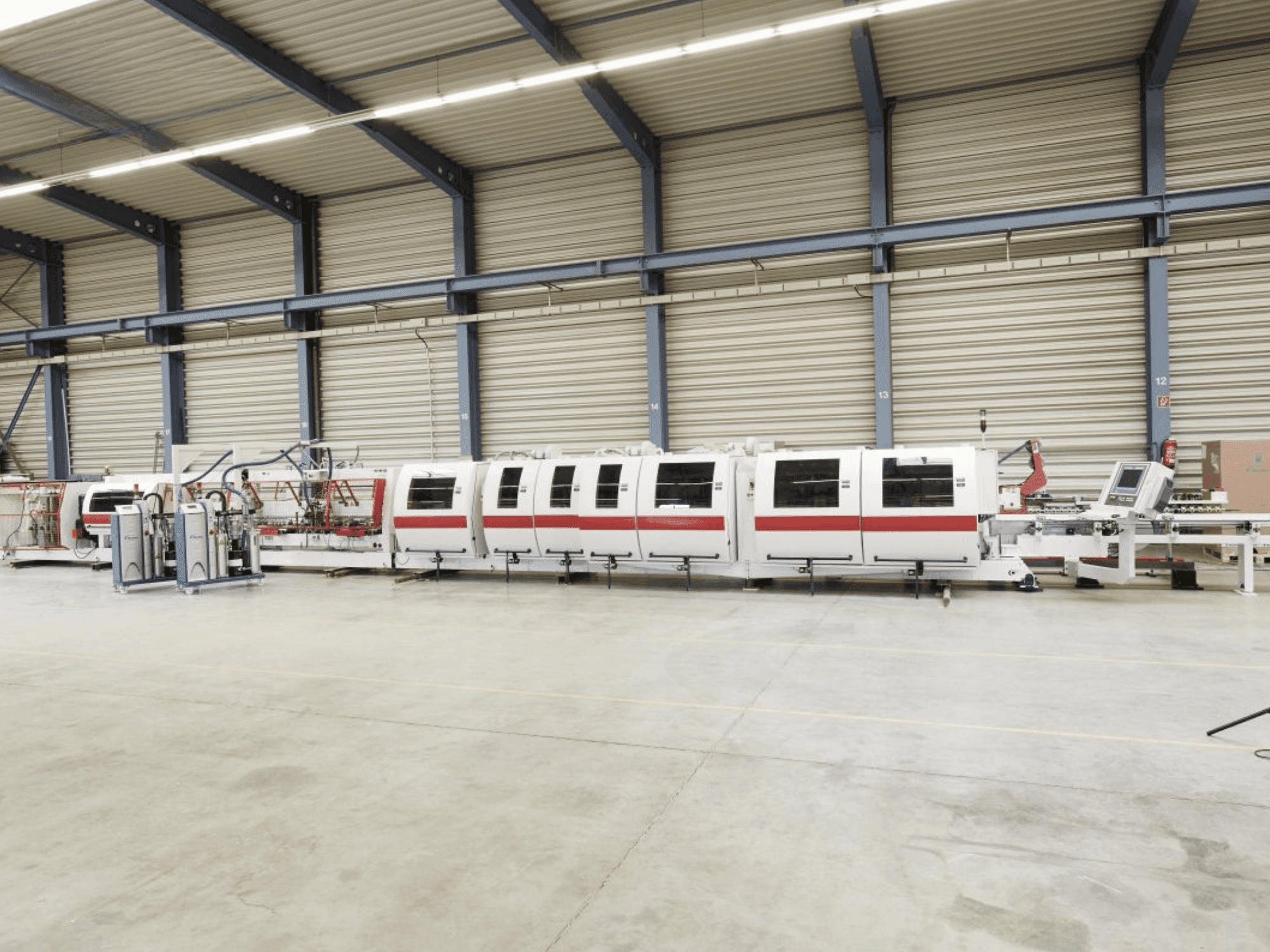 Вид станка WEHRMANN Combima /K/I/R80/1260/V спереди